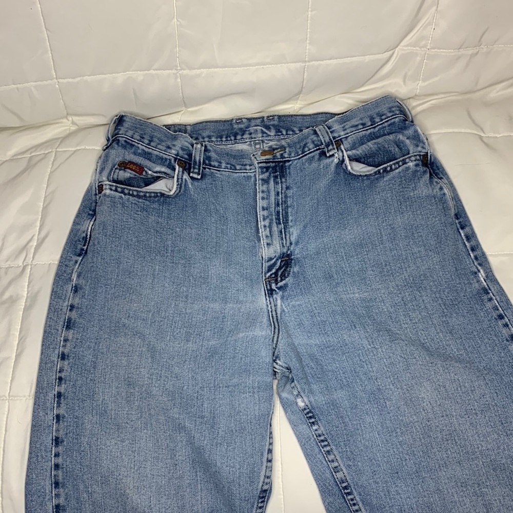 Lee strait vintage look distressed jeans